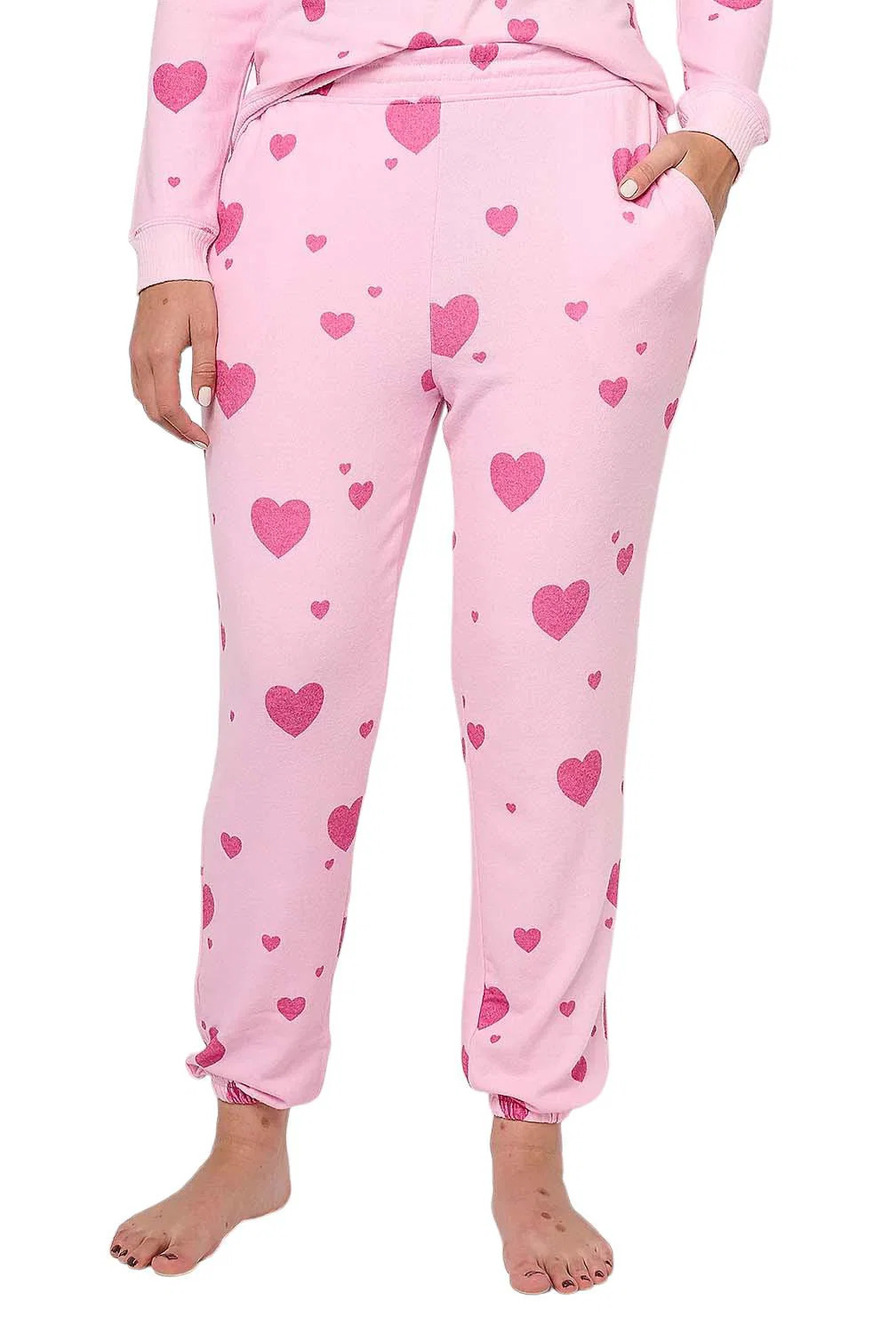 Bumblebella by Jill Martin Graphic Joggers Rose Hearts - Regular